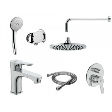Набор смесителей Ideal Standard Alpha BD003AA 258211 хром