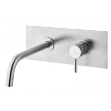 Смеситель для раковины Paffoni Light LIG106ST 293247 сталь