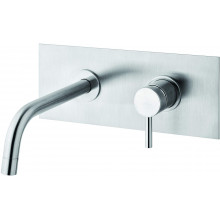 Смеситель для раковины Paffoni Light LIG105ST 293236 сталь