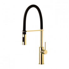 Смеситель для кухни Paffoni Light LIG179HGNO 273317 золото