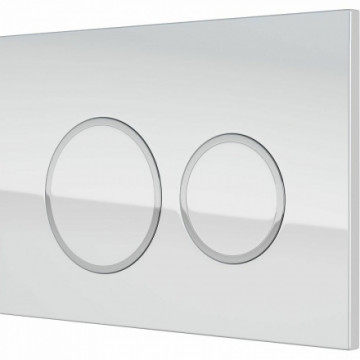 Кнопка смыва OWL 1975 Titan Ceramic White для инсталляции Hasvik (Хасвик), ABS пластик
