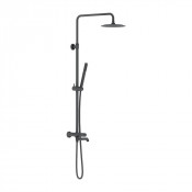 Душевая система Damixa Scandinavian Pure 936810300 чёрный матовый