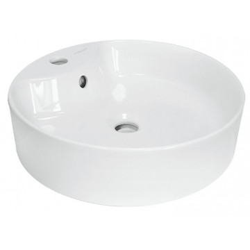 Раковина накладная Sanita luxe Best Shelf  WB.CT/Best/43-C.Shelf/WHT 44 белый