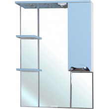 Зеркальный шкаф Bellezza Белла Люкс 1019 75 R с подсветкой голубой