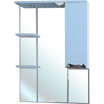 Зеркальный шкаф Bellezza Белла Люкс 1019 75 R с подсветкой голубой