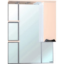 Зеркальный шкаф Bellezza Белла Люкс 1027 85 R с подсветкой бежевый