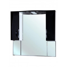 Зеркальный шкаф Bellezza Лагуна 2947 120 с подсветкой черный