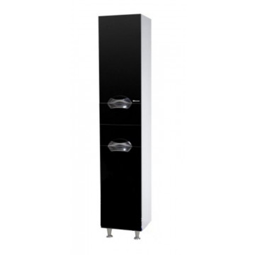 Пенал Bellezza Альфа 5584 35L с бельевой корзиной черный