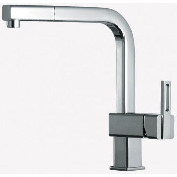 Смеситель для кухни Webert Kitchen Dado DA940302015 с выдвижным изливом, хром