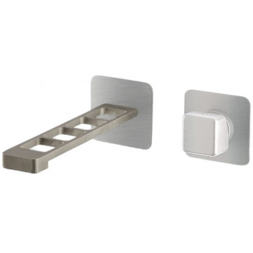 Смеситель для раковины Webert One-X OX830611015 сталь/хром