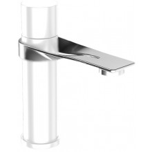 Cмеситель для раковины Webert One-B NB830102741 сталь/белый матовый