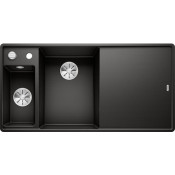 Мойка Blanco Axia III 6 S-F Silgranit 525853 c клапаном-автоматом InFino, доска ясень черный