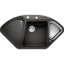 Мойка Blanco Delta II-F 525868 c клапаном-автоматом InFino черный