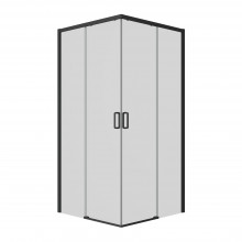 Душевой уголок Ambassador Queen 11011204Black 100x100 черный/прозрачное