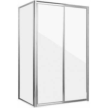 Душевое ограждение Grossman Alba GR-1280Al 120х80 хром/прозрачное