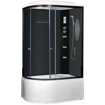 Душевая кабина Niagara Ultra NG-214-01RN 80х120 черный/тонированное