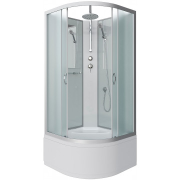 Душевая кабина Niagara Classic NG-2307-14BKT 80x80 хром/матовое