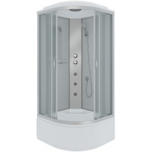 Душевая кабина Niagara Classic NG-2307-14G 80x80 с гидромассажем хром/матовое