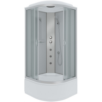 Душевая кабина Niagara Classic NG-2307-14G 80x80 с гидромассажем хром/матовое