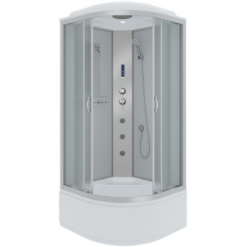 Душевая кабина Niagara Classic NG-2308-14F 90x90 с гидромассажем хром/матовое