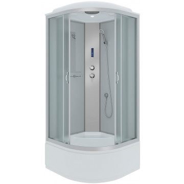 Душевая кабина Niagara Classic NG-2309-14P 100x100 с радио хром/матовое