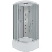 Душевая кабина Niagara Classic NG-2309-14F 100x100 с гидромассажем хром/матовое