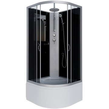 Душевая кабина Niagara Classic NG-2509-14BKT 100x100 хром/тонированное