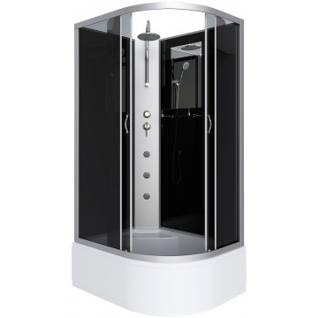 Душевая кабина Niagara Classic NG-2510-14LBKTG 120x80 с гидромассажем хром/тонированное