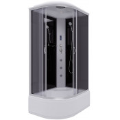 Душевая кабина Niagara Classic NG-2510-14RF 120x80 с гидромассажем хром/тонированное