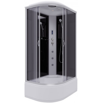 Душевая кабина Niagara Classic NG-2510-14RF 120x80 с гидромассажем хром/тонированное