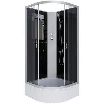 Душевая кабина Niagara Classic NG-3502-14BK 100x100 хром/тонированное