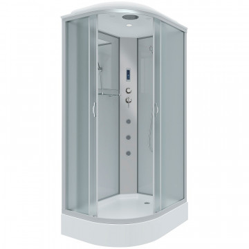 Душевая кабина Niagara Classic NG-3312-14RF 120x80 с гидромассажем хром/матовое