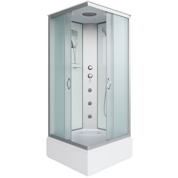 Душевая кабина Niagara Classic NG-1108-14G 90x90 с гидромассажем хром/матовое