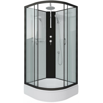 Душевая кабина Niagara Classic NG-6701-14BKT 90x90 черный/прозрачное