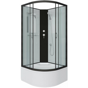 Душевая кабина Niagara Classic NG-6707-14BK 80x80 черный/прозрачное