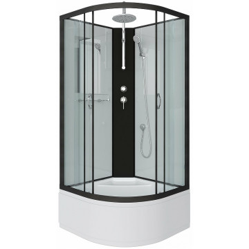 Душевая кабина Niagara Classic NG-6708-14BKT 90x90 черный/прозрачное