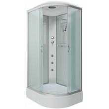 Душевая кабина Niagara Classic NG-33094-14LG 100x90 с гидромассажем хром/матовое