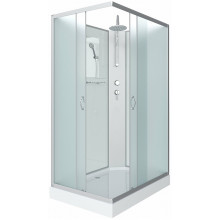 Душевая кабина Niagara Classic NG-43085-14QBKT 100x80 хром/матовое