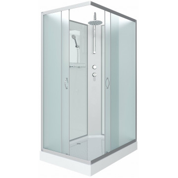 Душевая кабина Niagara Classic NG-43185-14QBKT 110x80 хром/матовое