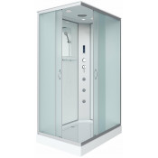 Душевая кабина Niagara Classic NG-43185-14QF 110x80 с гидромассажем хром/матовое