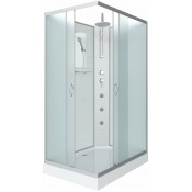 Душевая кабина Niagara Classic NG-43295-14QBKTG 120x90 с гидромассажем хром/матовое