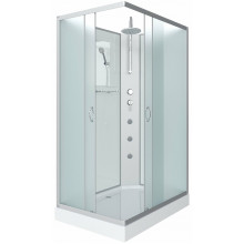Душевая кабина Niagara Classic NG-43295-14QBKTG 120x90 с гидромассажем хром/матовое