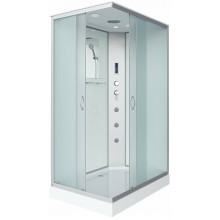 Душевая кабина Niagara Classic NG-43295-14QF 120x90 с гидромассажем хром/матовое
