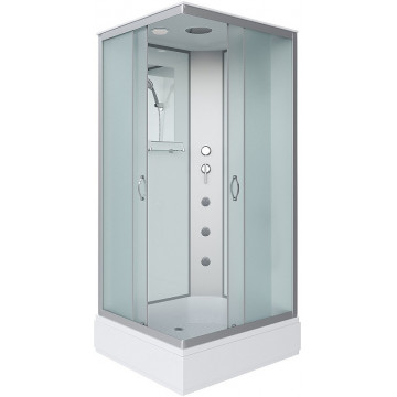 Душевая кабина Niagara Classic NG-33984-14QG 90x80 с гидромассажем хром/матовое