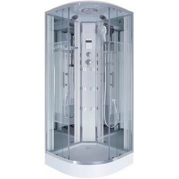 Душевая кабина Niagara Ultra NG-702-01 100x100 с гидромассажем хром/прозрачное
