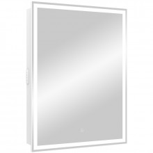 Зеркало-шкаф Континент Allure LED МВК003 55х80 правый с подсветкой