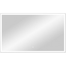 Зеркало Континент Frame silver standart ЗЛП83 100х70 с подсветкой
