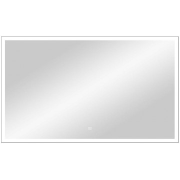 Зеркало Континент Frame silver standart ЗЛП83 100х70 с подсветкой