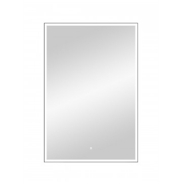Зеркало Континент Frame black standart ЗЛП2616 70х100 с подсветкой