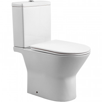 Унитаз-компакт Aquatek Леон AQ2785-00 с бачком и сиденьем Soft Close